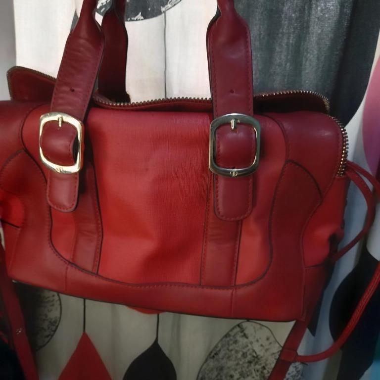 dissona calf skin 2way handbag, Women's Fashion, Bags & Wallets