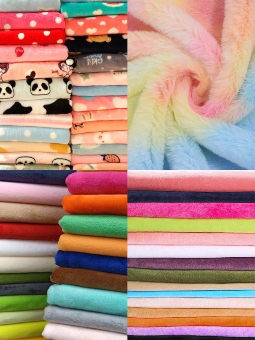 DIY all kind of fabrics/clothes for sell (ideal for making plushes