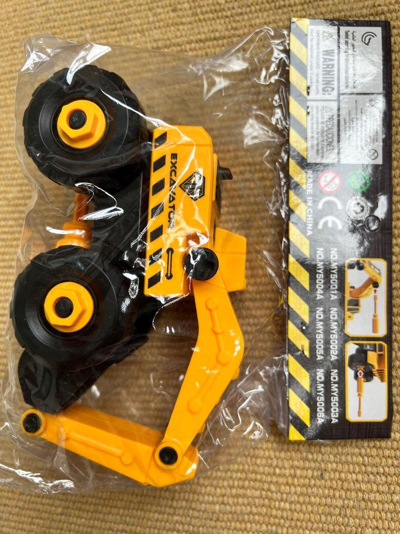 Diy Take Apart Excavator 機械拆裝工作挖掘機 興趣及遊戲 玩具 遊戲類 Carousell