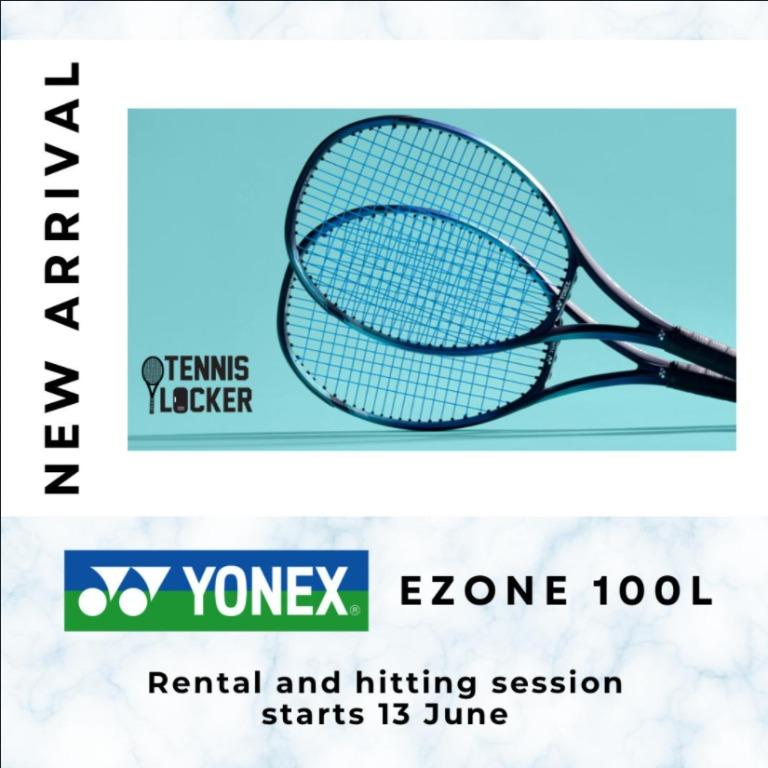 EZONE 100L Tennis Racket Demo, Sports Equipment, Sports & Games, Racket