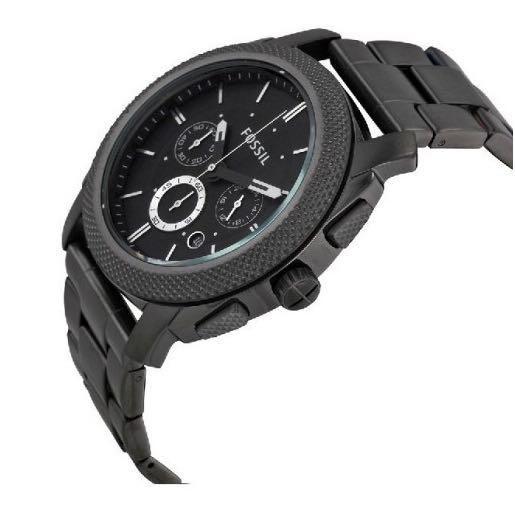 Father s Day Gift Fossil FS4662 Machine Chronograph Black Dial Men s Watch