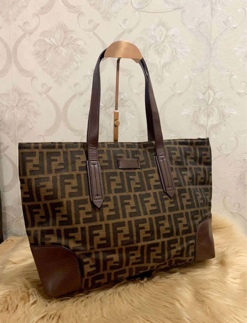 Fendi canvas bag discount
