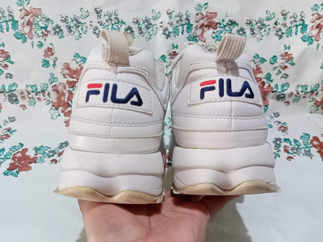 triple white fila disruptor
