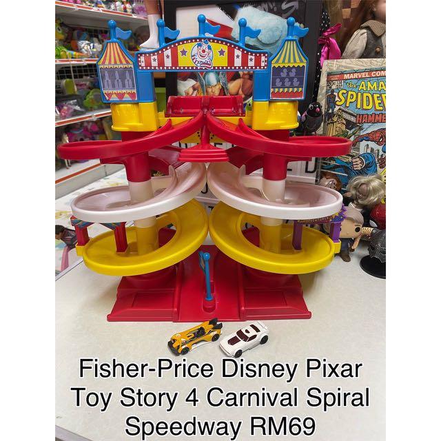  Fisher-Price Toy Story 4 Spiral Speedway : Toys & Games