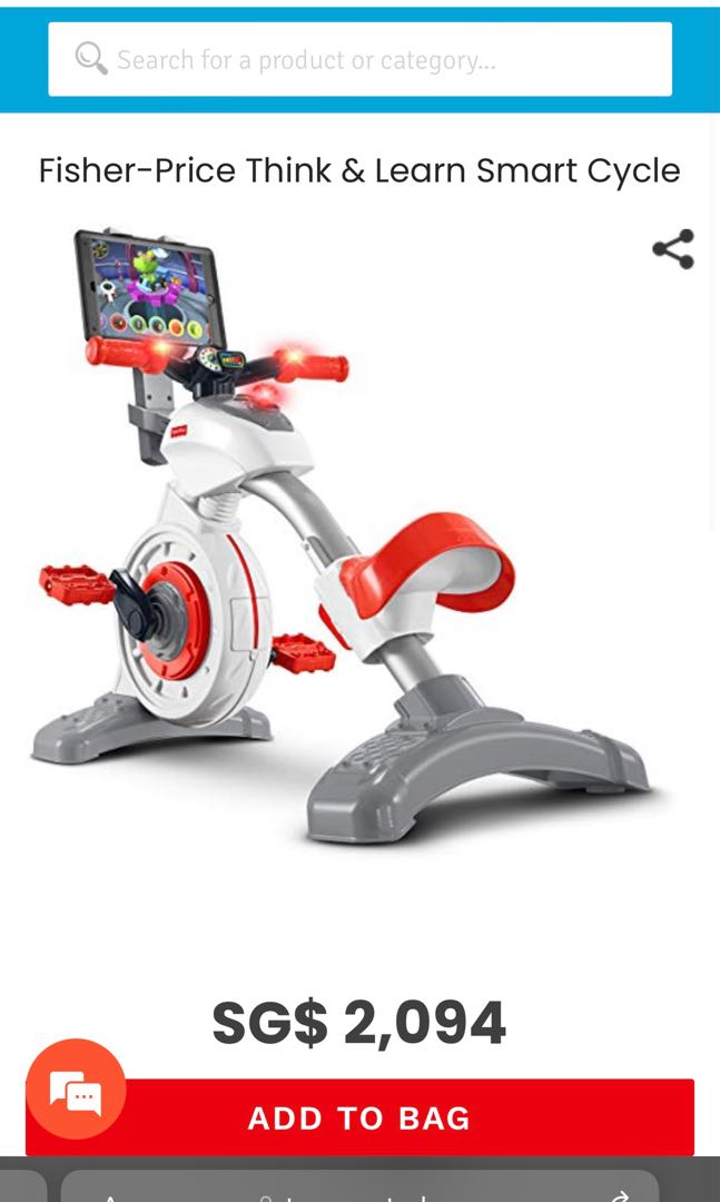 Fisher price store learn smart cycle