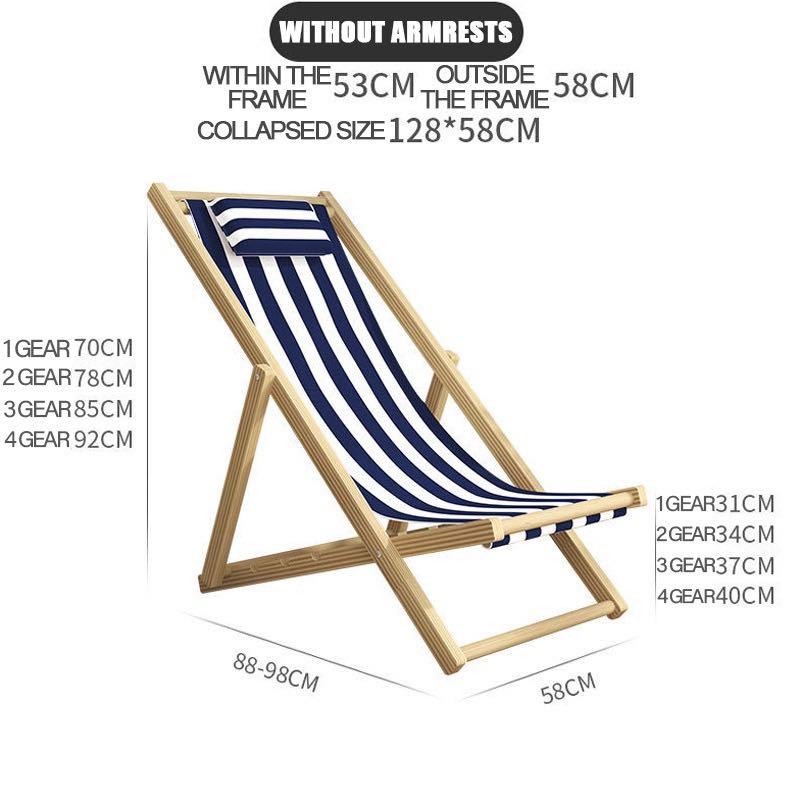 Foldable Beach Chair, Furniture & Home Living, Furniture, Chairs on