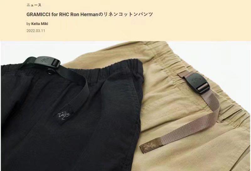 全新GRAMICCI × RHC 聯名cotton linen pants, 男裝, 褲＆半截裙, Chino