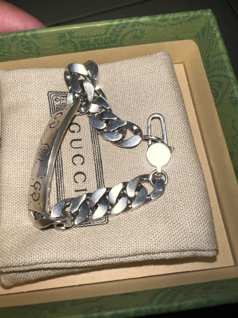 Gucci ghost chain bracelet, Women's Fashion, Jewelry & Organisers ...