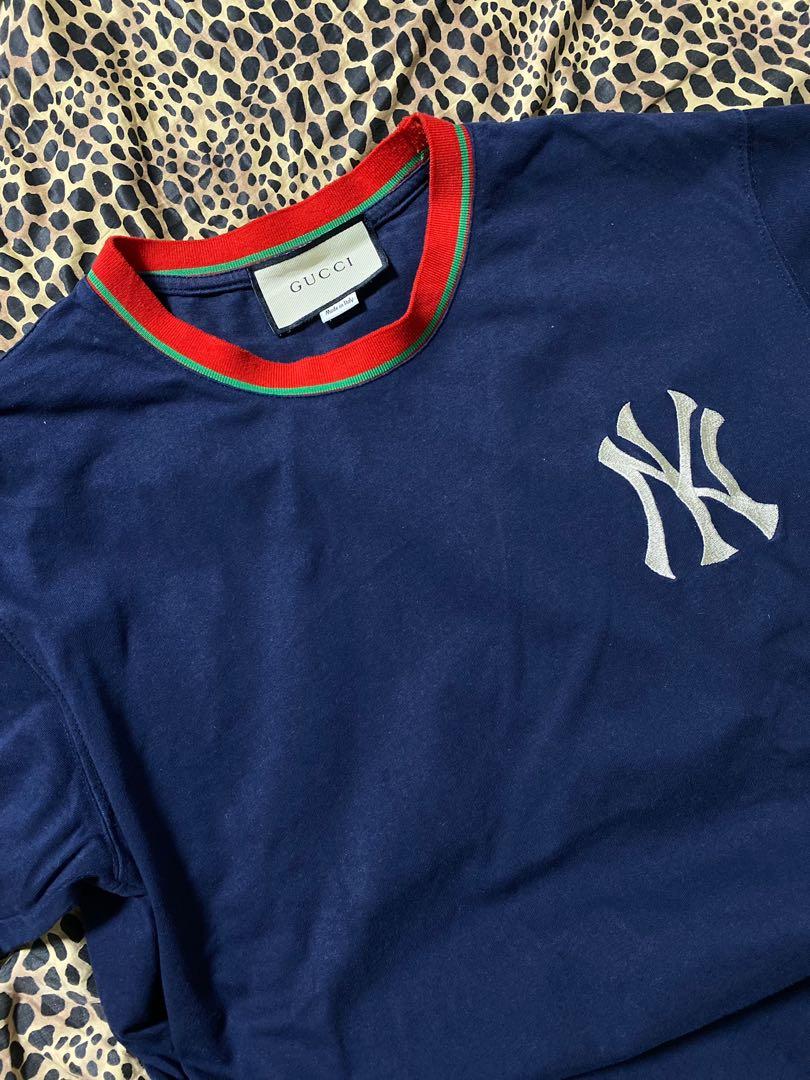 Gucci x NY Yankees shirt, Men's Fashion, Tops & Sets, Tshirts & Polo Shirts  on Carousell