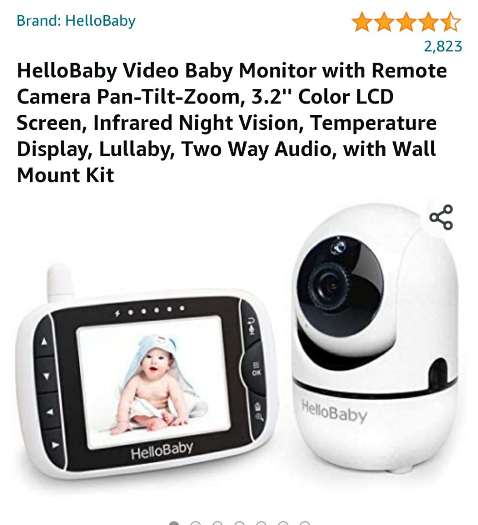 Hello baby HB65 Baby monitor, Babies & Kids, Baby Monitors on Carousell