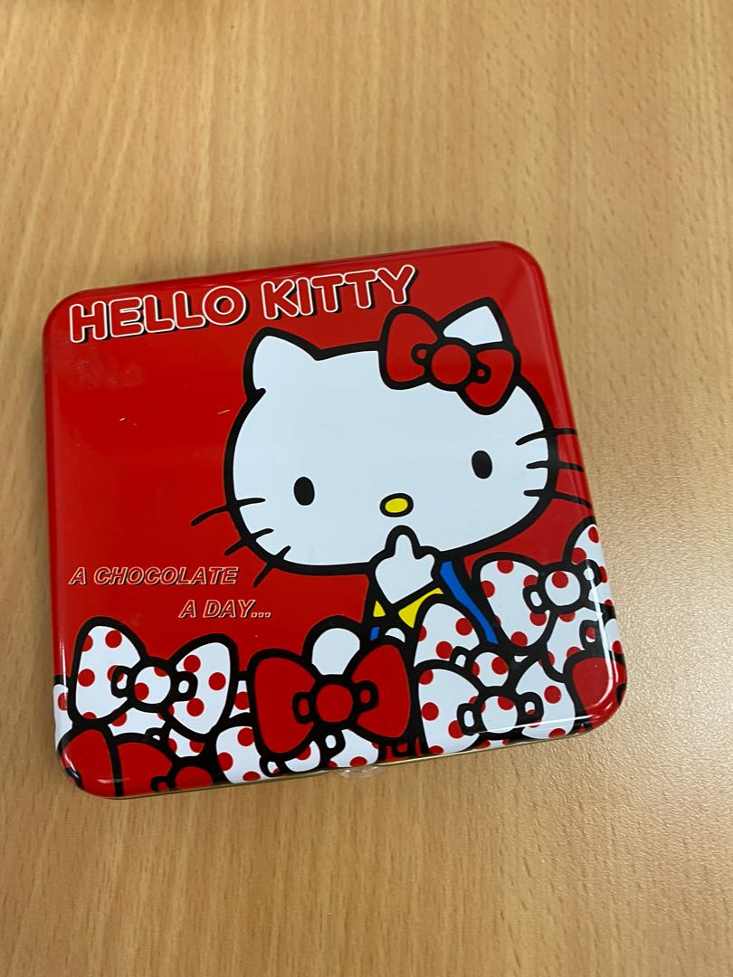Hello Kitty empty chocolate metal box, Hobbies & Toys, Toys & Games on ...