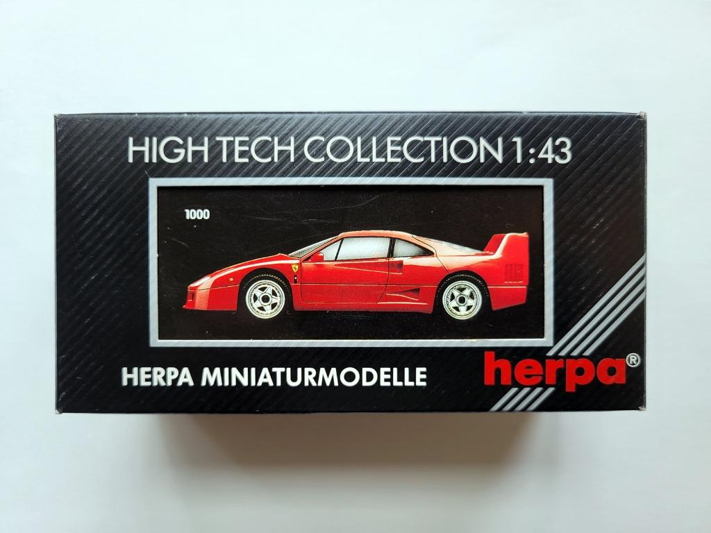 Herpa Miniaturmodelle 1/43 1:43 Ferrari F40 1987 Made in Germany