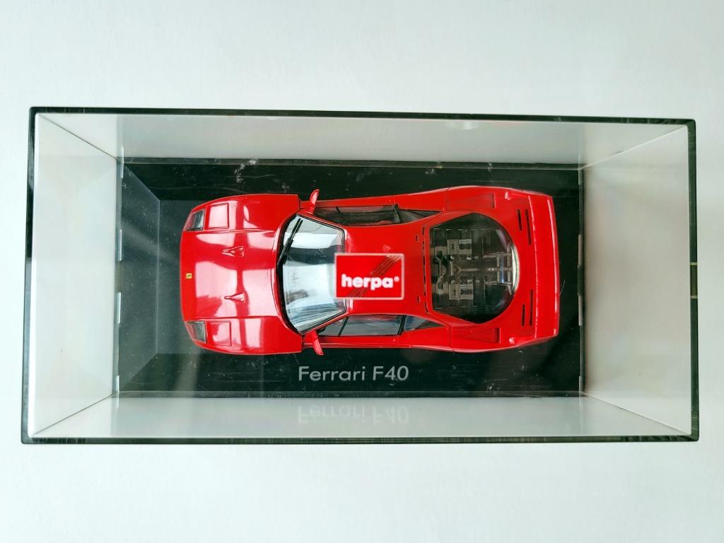 Herpa Miniaturmodelle 1/43 1:43 Ferrari F40 1987 Made in Germany