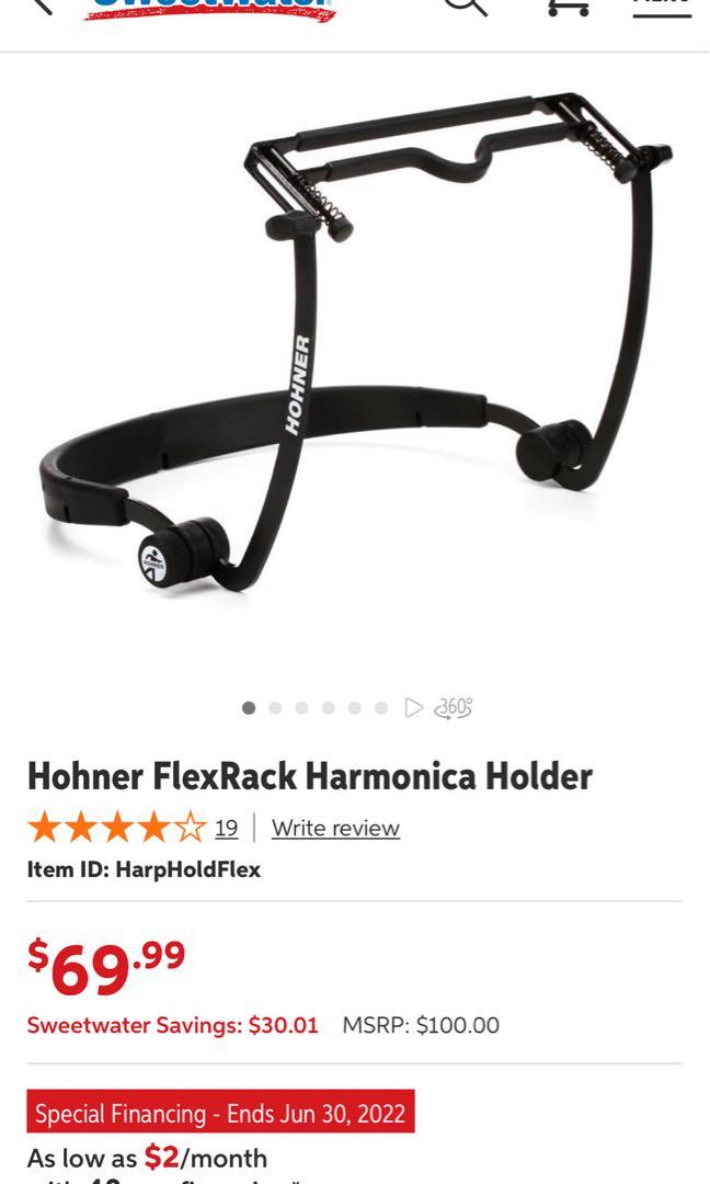 Hohner Flexrack Harmonica Holder, Hobbies & Toys, Music & Media, Music