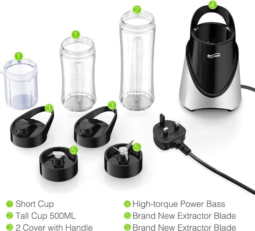 Housmile Smoothie Blenders Mixer Grinder Juicer Blender Smoothie Maker