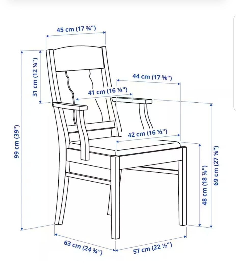 IKEA Chairs, Furniture & Home Living, Furniture, Chairs on Carousell