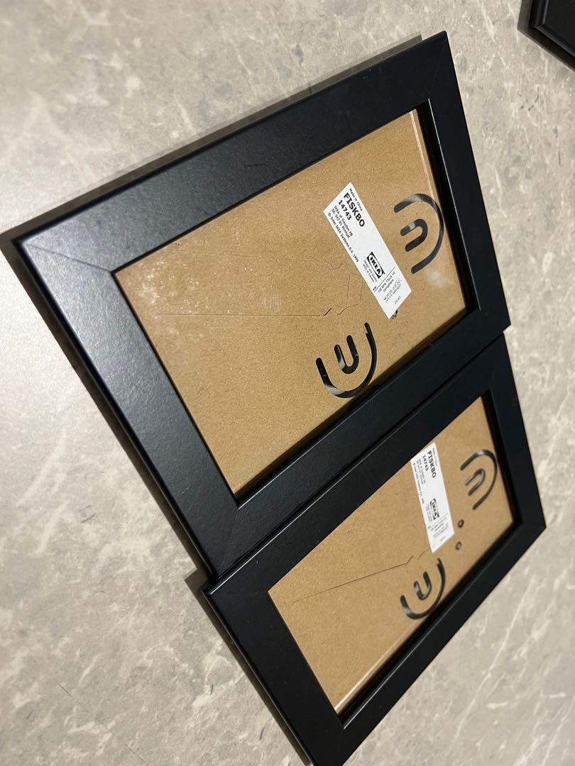 Ikea Fiskbo Black Frame 14743, Furniture & Home Living, Home Decor