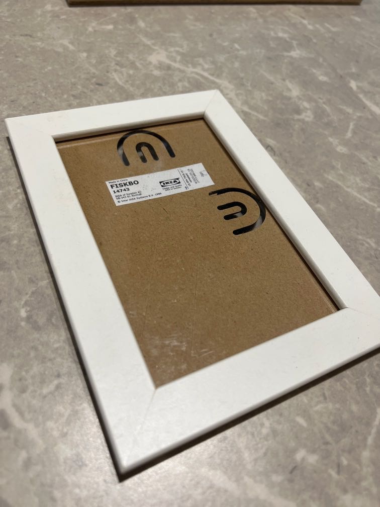 Ikea Fiskbo White 14743, Furniture & Home Living, Home Decor, Frames