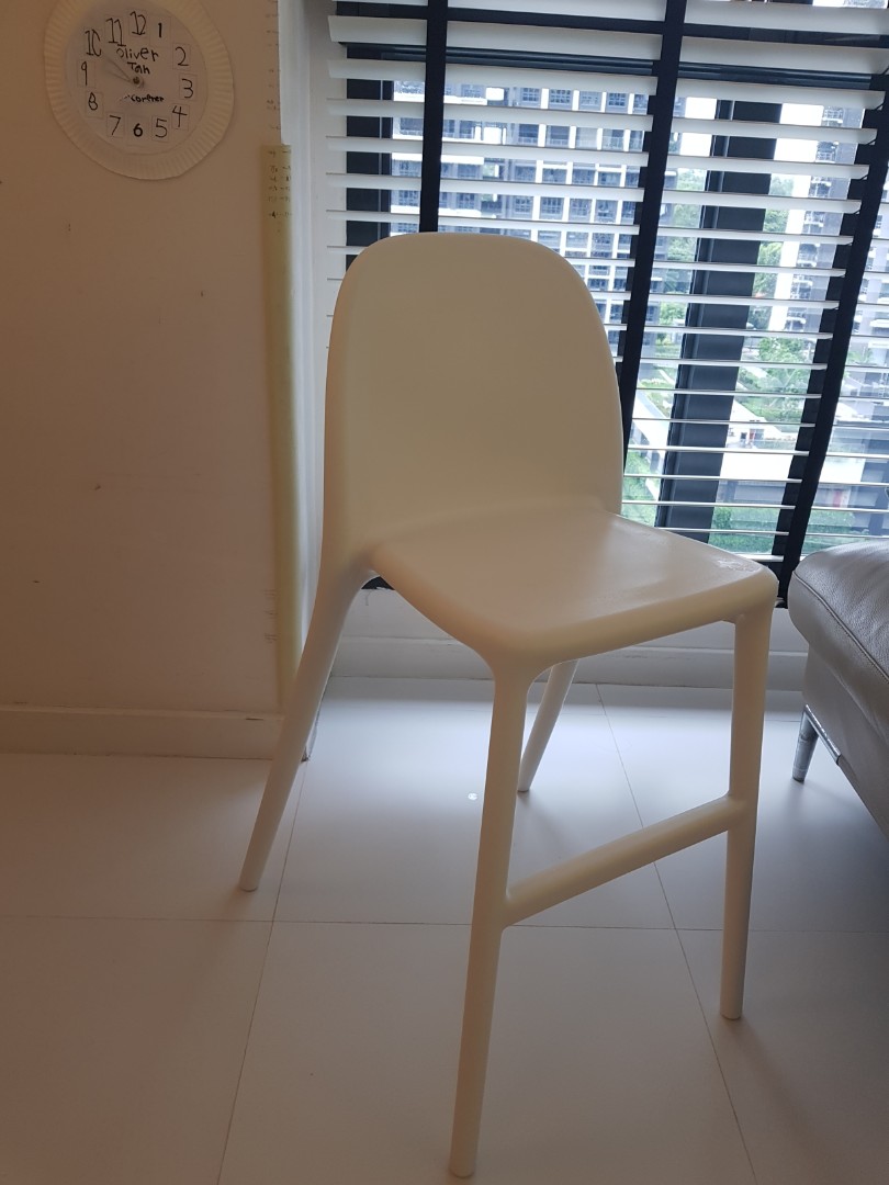 Ikea Urban Junior Chair White, Babies & Kids, Baby Nursery & Kids
