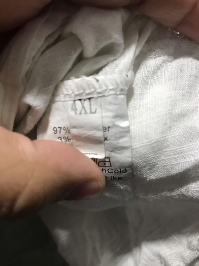 INNER SLEEVELESS TOP - SHEIN - WHITE BUTTON DOWN - PLUS SIZE - SIZE 4XL (Category: Sleeveless) located in Pasig City. Submitted by dynabuttersmooth (Listing ID 1167203126, Image 3). Description: AUTHENTIC SOME ARE NEGOTIABLE. SOME ARE FIRM. BUT DONT HESITATE TO DROP AN OFFER. LET’S TALK. WE ACCEPT INSTALLMENT ❌SOME NEEDS IRONING/CLEANING/LAUNDERING. WE ADVISE DOING SO AFTER RECEIVING THE ITEM. SINCE THIS IS A PIECE OF CLOTHING PLEASE BUY AT YOUR 