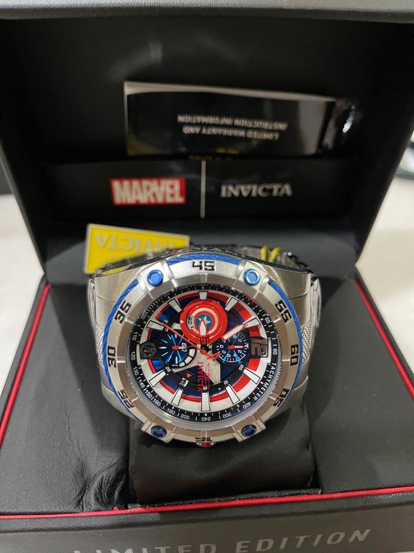 Invicta marvel limited edition captain america men's on sale watch