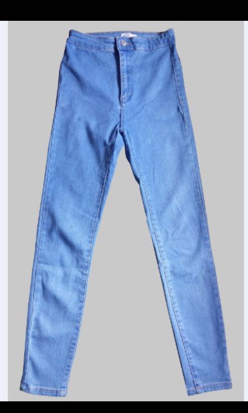 Celana Jegging Jeans hw bershka light 