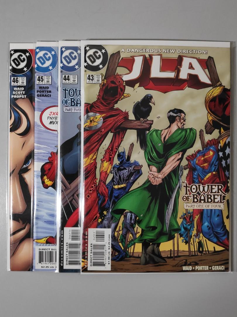 JLA 4346 ("Tower of Babel" story arc, complete set, DC Comics