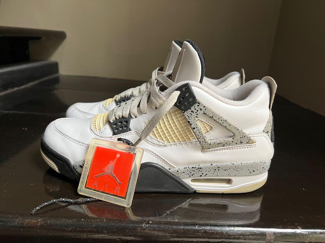 Jordan 4 white cement sale 1989