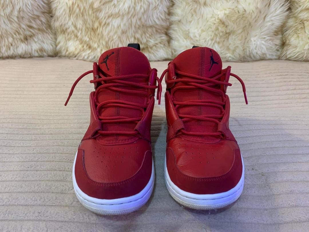 jordan fadeaway gym red