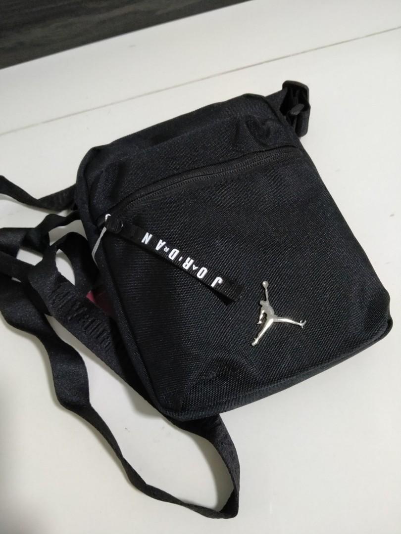 Jordan sling bag Black Men s Fashion Bags Sling Bags on Carousell