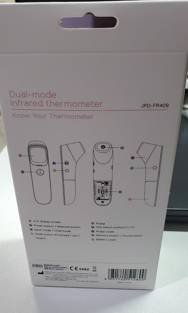 JUMPER Dual-mode Infrared Thermometer JPD-FR409