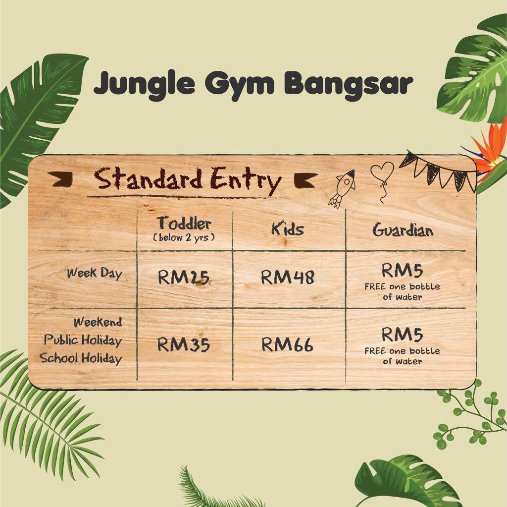 Jungle Gym, Tickets & Vouchers, Vouchers on Carousell