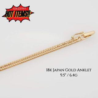 K18 Japan Gold Anklet