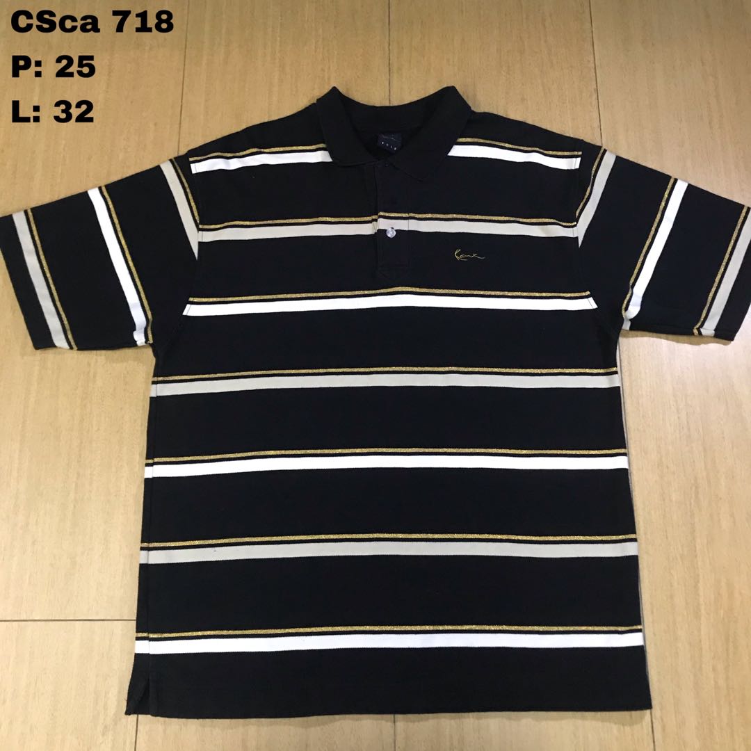 Kani Gold Collar Shirt, Men's Fashion 