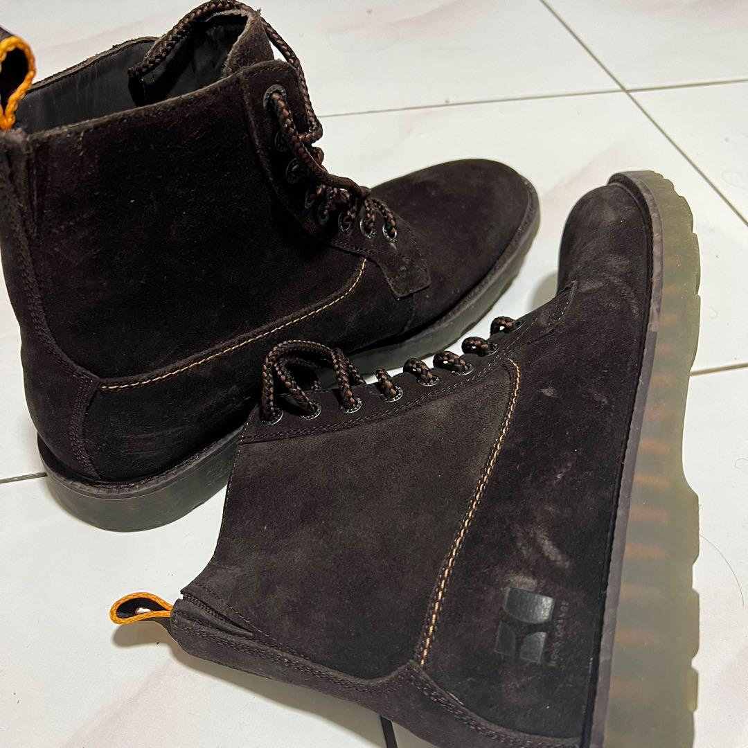 Kasut high cut boss orange Men s Fashion Footwear Boots on