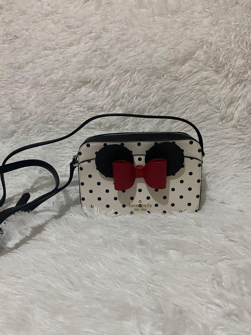Kate Spade Minnie Mouse Camera bag (Category: Luxury Bags & Wallets) located in Pasig City. Submitted by jackie_ginger (Listing ID 1167211500, Image 1). Description: Onhand with tag and care card 💯 original .