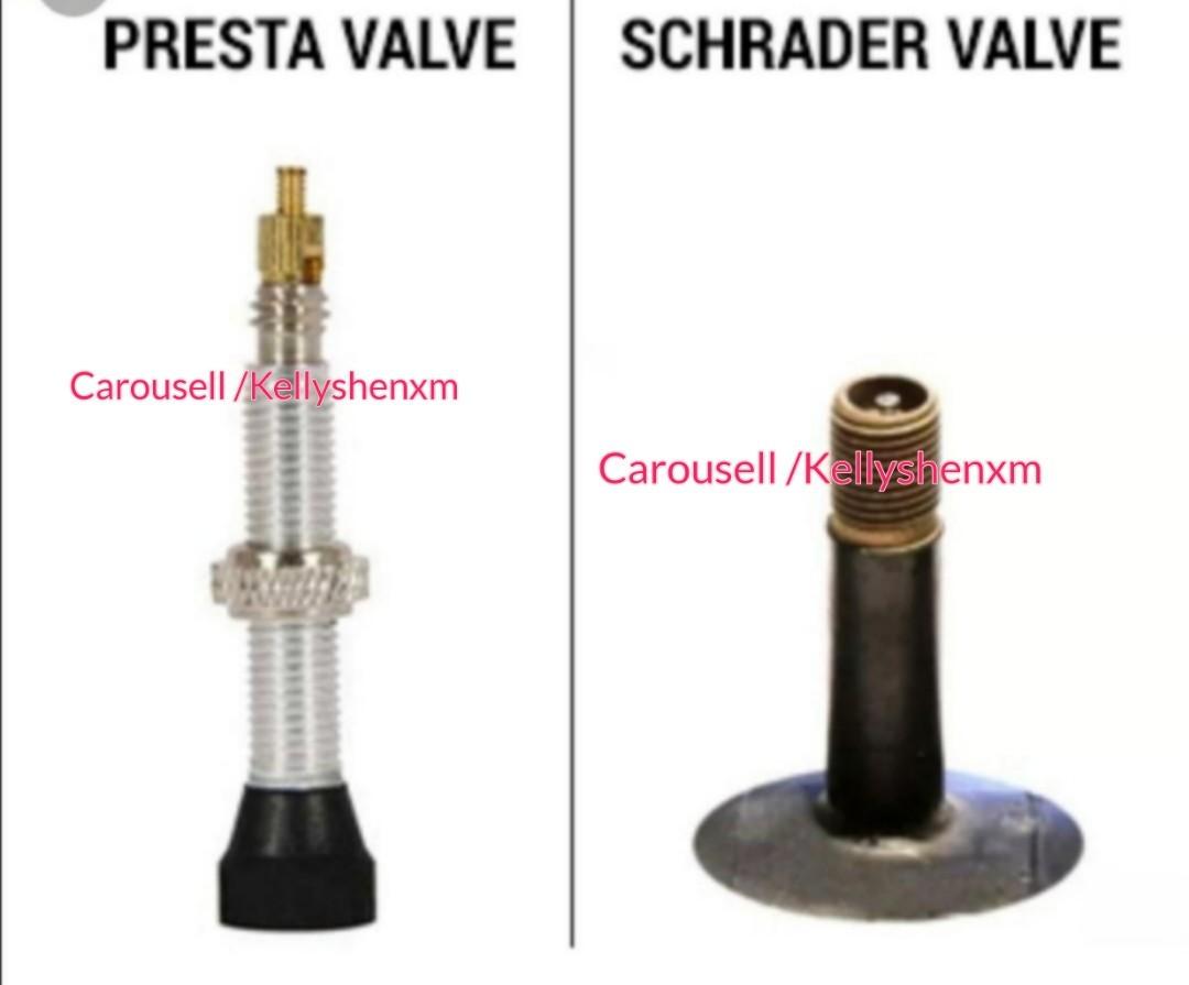 Presta Valve Stem Bike Tube Types Presta Vs Schrader Valve Types