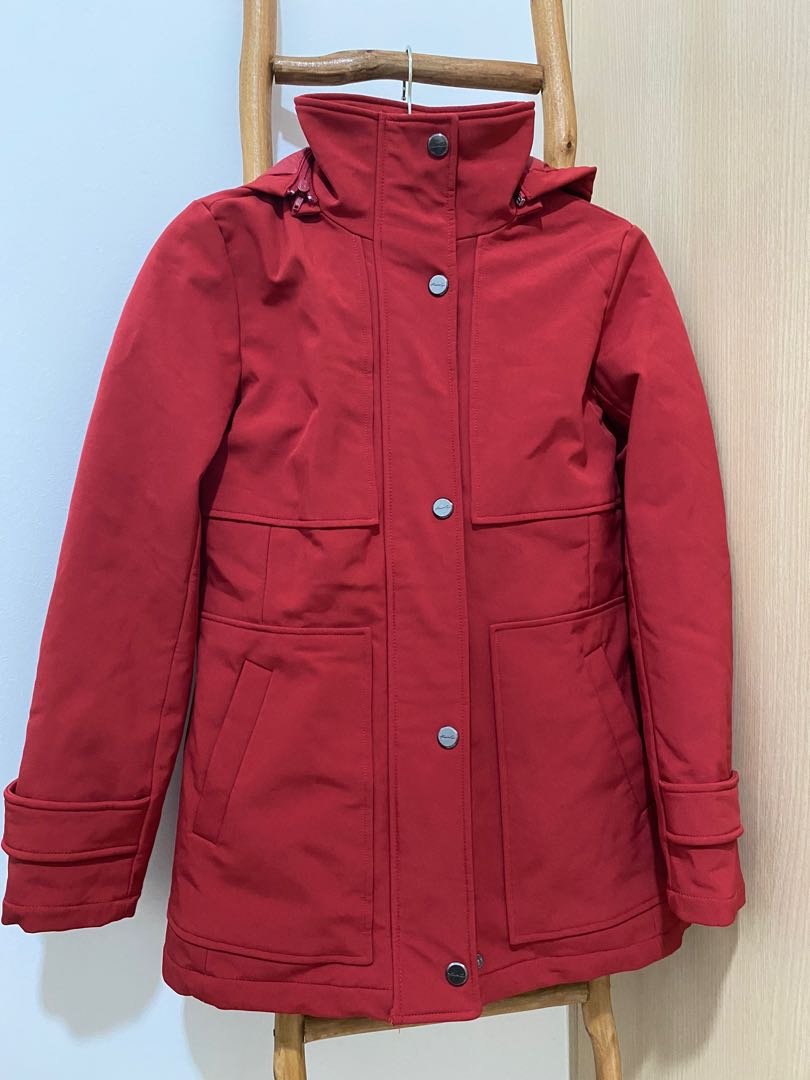 kenneth cole red trench coat