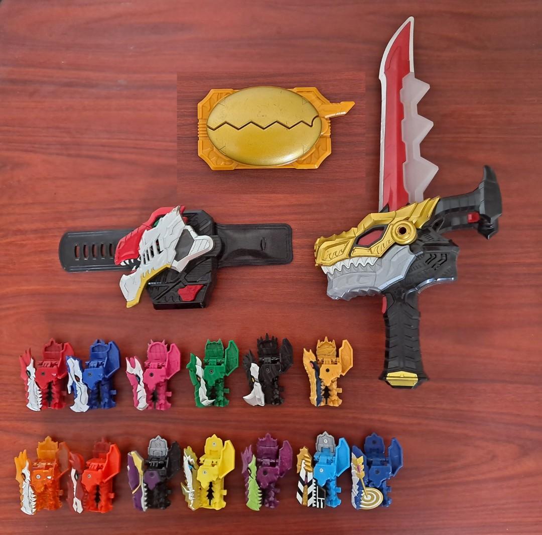 Kishiryu Sentai Ryusoulger DX Changers,Weapons,Buckles and Ryusouls Set