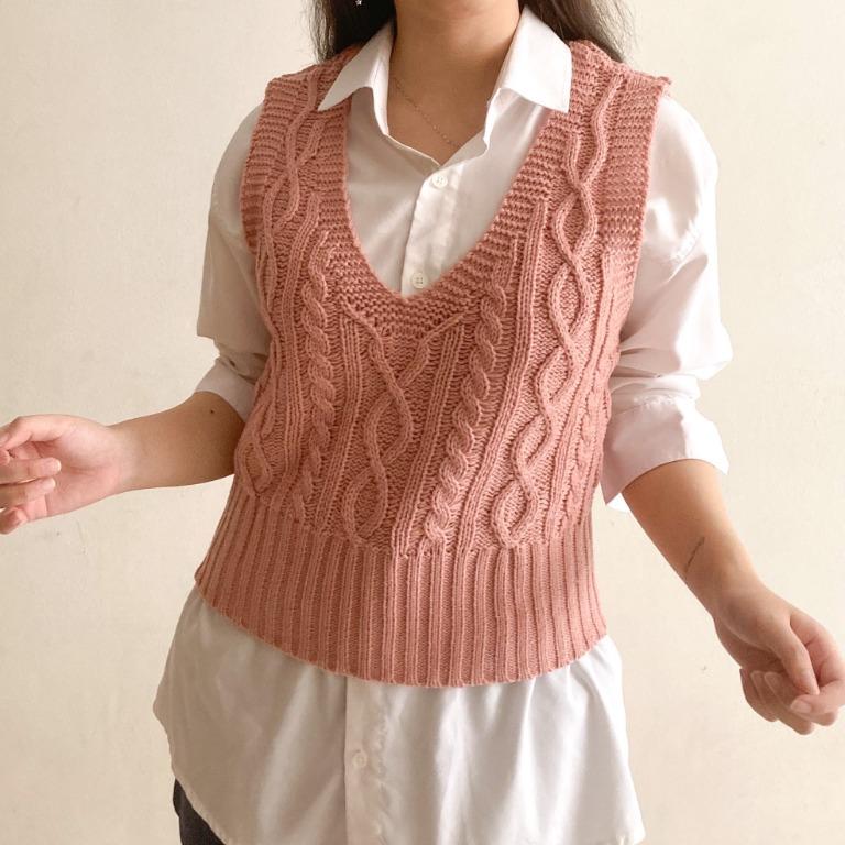 women's knitted vest