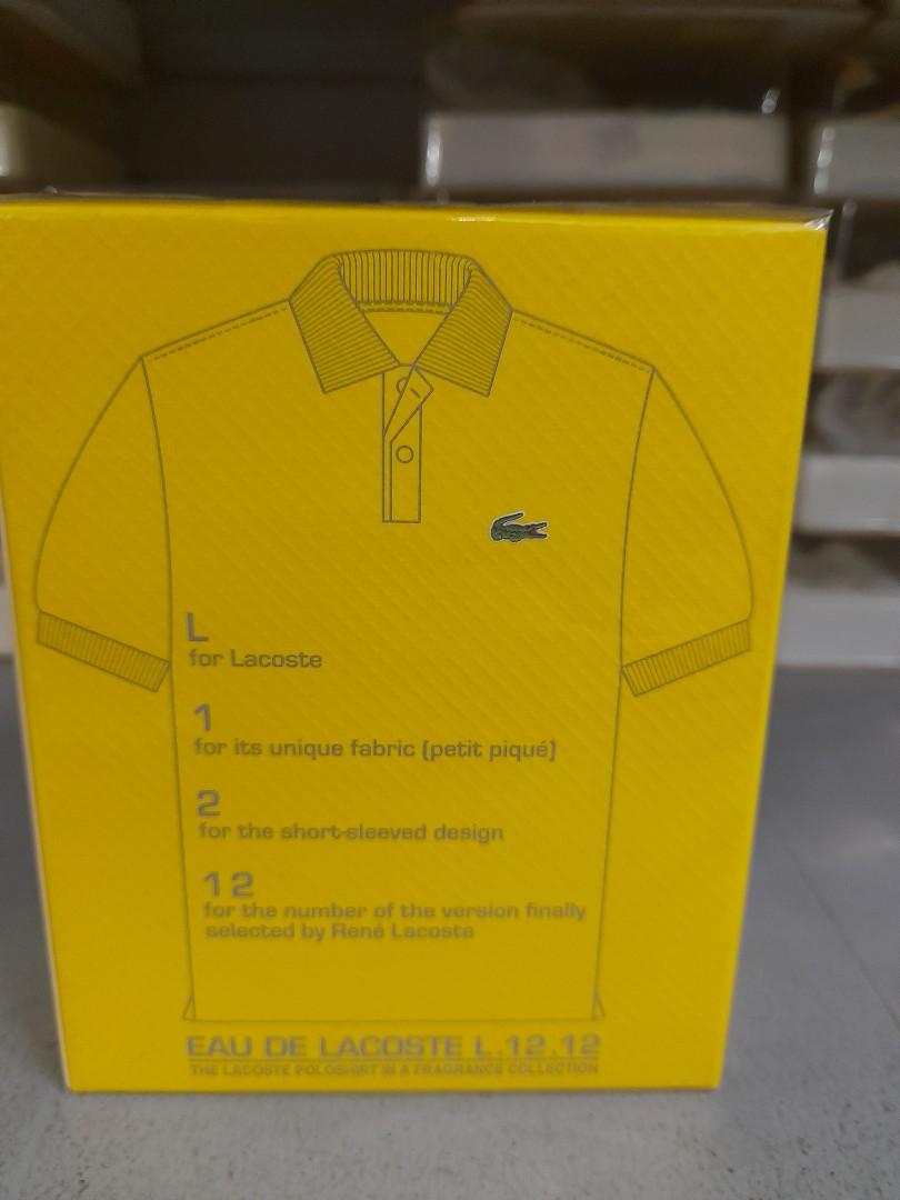 Lacoste jaune 100ml shop