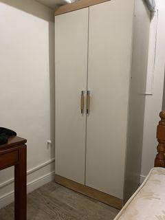 Large white classic minimalist wooden cabinet
