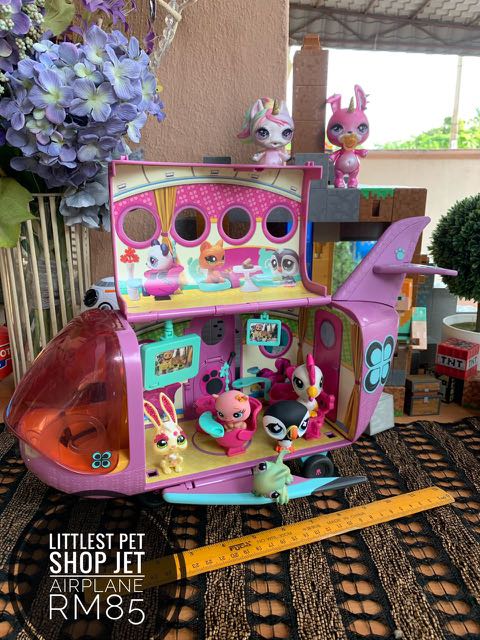 Littlest Pet Shop Jet Airplane Hobbies Toys Toys Games on