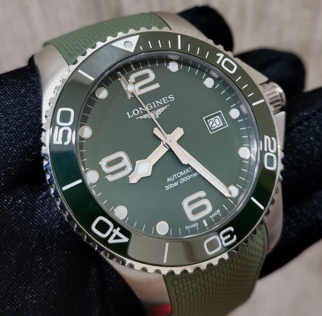 Longines Hydroconquest Green Ceramic Bezel Automatic 43mm