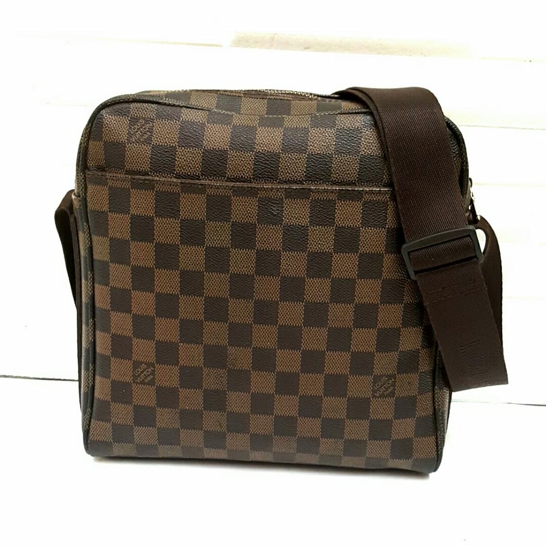 LOUIS VUITTON DAMIER EBENE ABBESSES MESSENGER BAG, Men's Fashion, Bags,  Sling Bags on Carousell