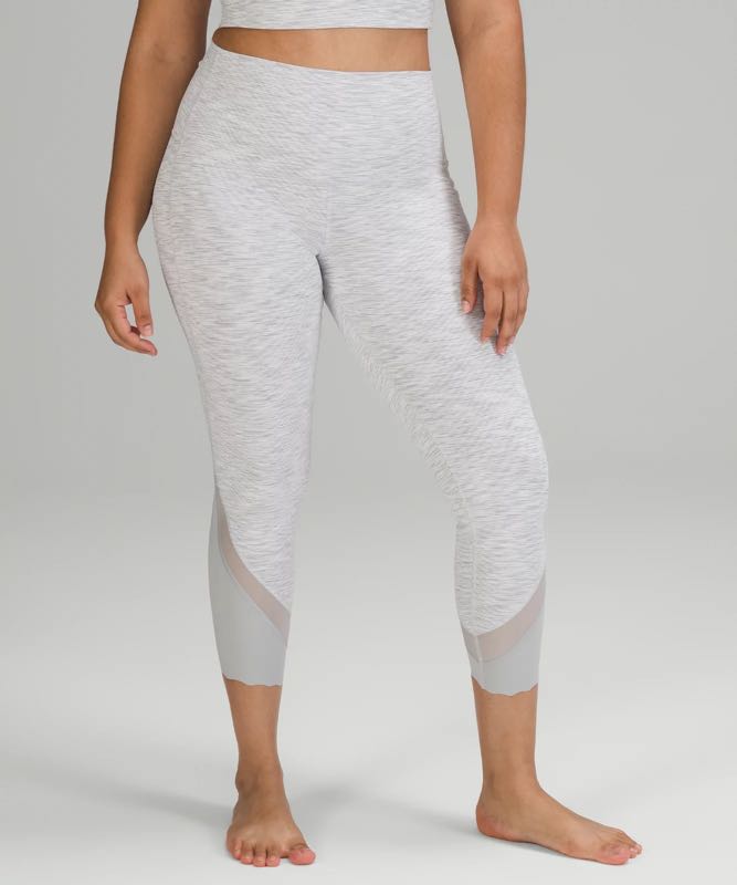 Lululemon Wunder Under Crop Scallop 