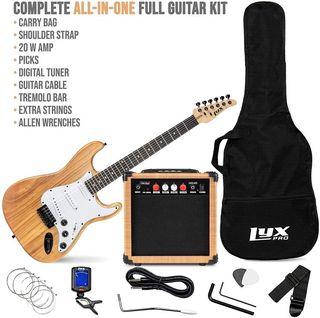LyxPro Electric Guitar 39” inch Full Beginner Starter Pack