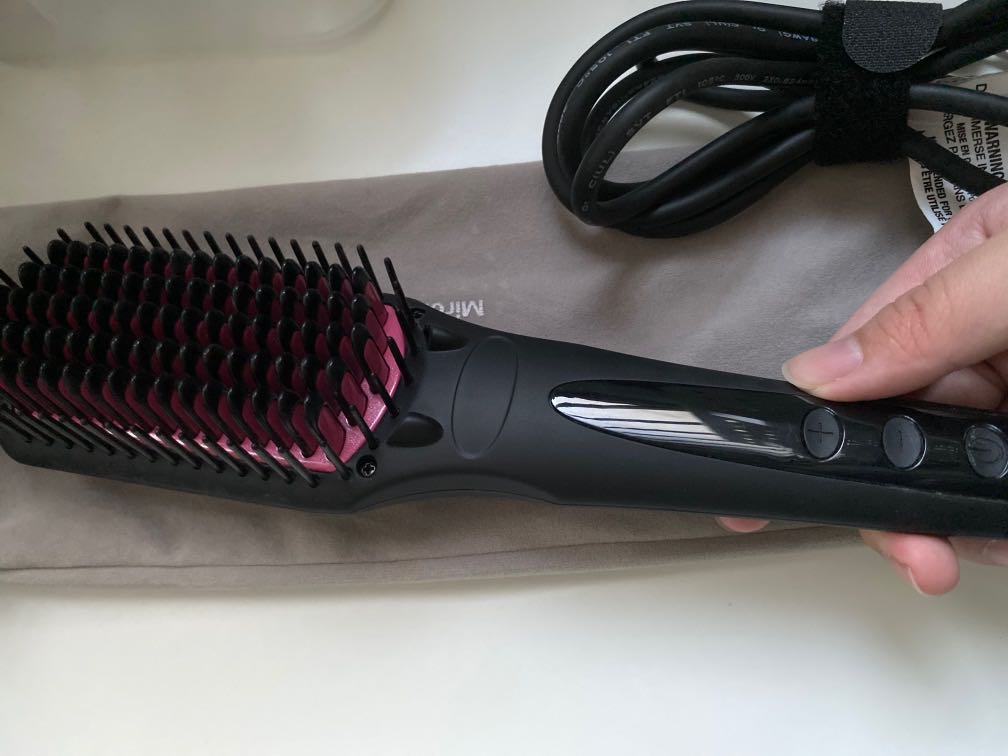 Hair straightening brush MiroPure, Beauty & Personal Care, Hair on