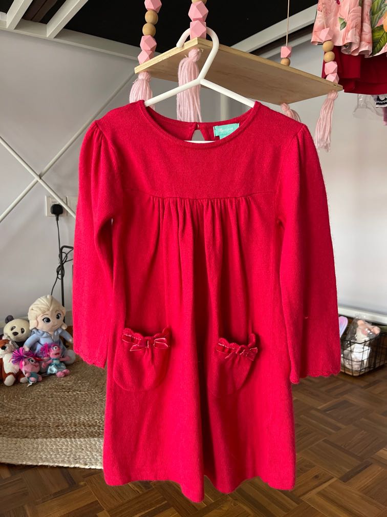 Monsoon girls best sale red dress