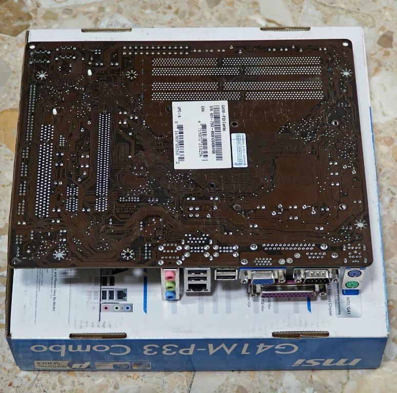 MSI G41MP33 Motherboard (MS7592 Ver 7.1), Computers & Tech, Parts